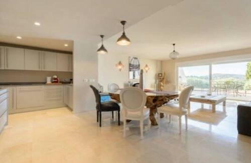Santa Eulalia del Rio Villa | Immersed in the greenery of the Ibiza golf club,with private beach,swimming pool