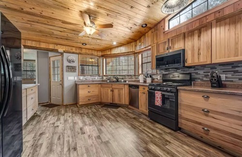 Lakeside Cabin | Incredible Rustic Lakeside Cabin in the Woods! Near Lakes, Skiing and Trails!