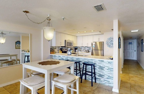 Madeira Beach Condo | Incredible View from Huge, Private Balcony! 2 King Bedrooms, Free Wifi, Upscale Building w/Pool.