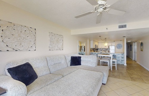 Madeira Beach Condo | Incredible View from Huge, Private Balcony! 2 King Bedrooms, Free Wifi, Upscale Building w/Pool.