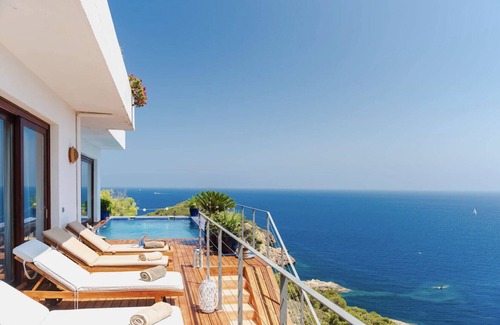 Roca Llisa Villa | Incredible Villa overlooking the sea - Ibiza