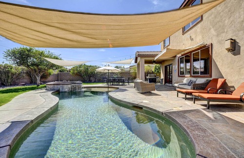 Bella Vida Cottage | Indio Home w/Pool & Hot Tub, 3 Mi to Coachella