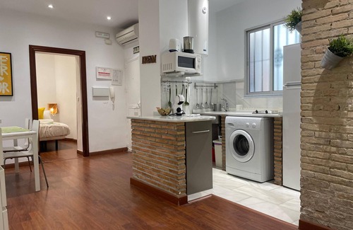 San Pedro Apartment | INSIDE APARTMENT PASEO DE LOS TRISTES GROUND FLOOR
