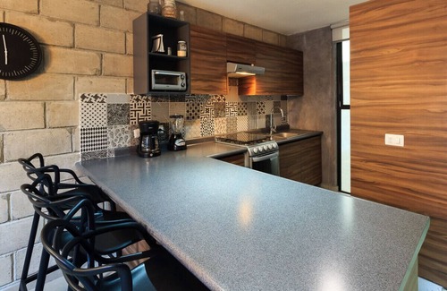 Downtown Guadalajara Apartment | Inspiring Getaway Loft w/Gym & Coworking | 2 BD | Tribu Colón