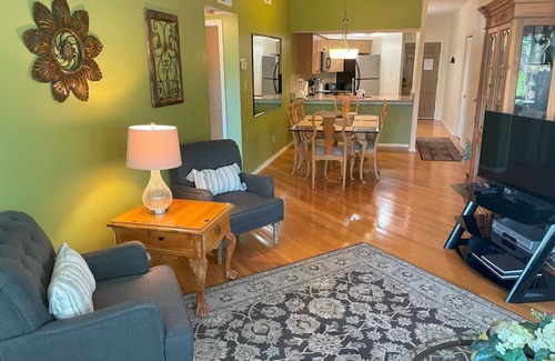 New Braunfels Condo | Inverness 216 right on the Comal River! Schlitterbahn! Pool & river access!