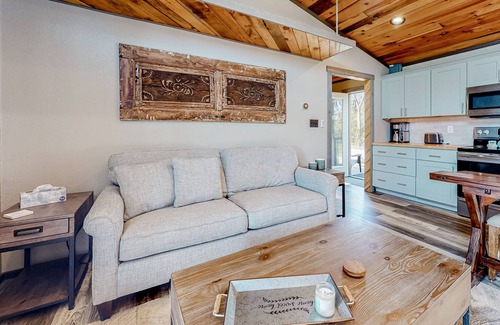 Marshall House | Inviting dog-friendly home with fitness area, firepit, central AC, & W/D