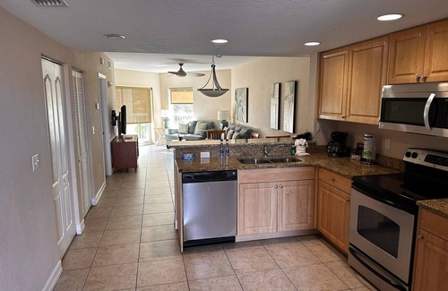 Capri Isle Condo | Island Retreat: 2BR Condo Across from Beach
