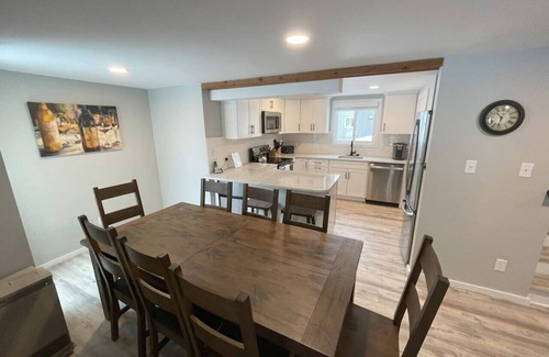 North Troy Apartment | Jay Peak Trailside Condo - Ski-in/Ski Out steps to Waterpark, Ice Rink, Tram