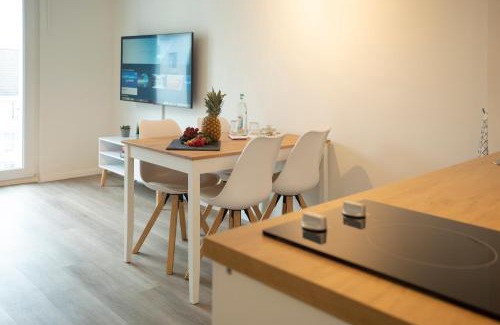 Dortmund Apartment | JayBnB - Apartment direkt am Hafen - mit UHD TV und Netflix