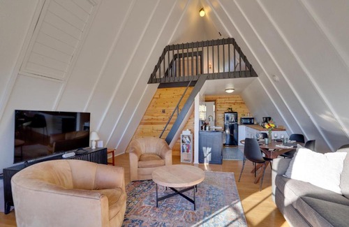 Como House | Jefferson A-Frame Cabin with Rocky Mountain Views