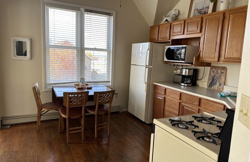 Ludington Apartment | Jimmy's Beach House "C" - Just one block from Ludington's city beach.