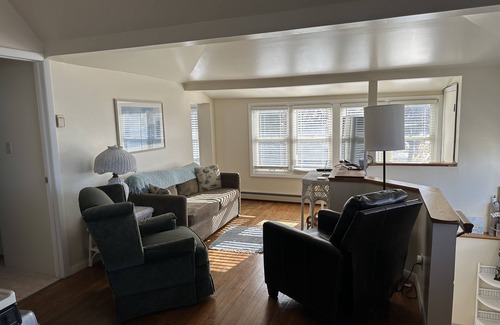 Ludington Apartment | Jimmy's Beach House "C" - Just one block from Ludington's city beach.