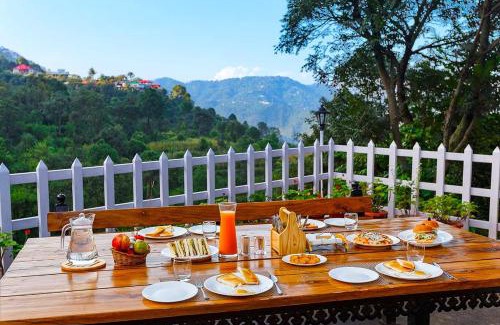 Kumarhatti Villa | Juniper6 BR Mountain View Villa Cook Staff Deck
