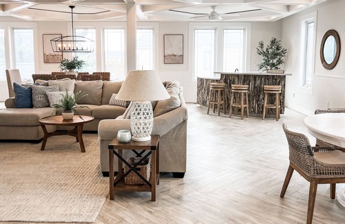 Sandbridge Cottage | Just Like Heaven- Sandbridge - Waterfront Luxury w/ Backyard Oasis & Golf Cart