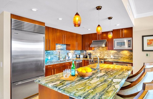 Honokowai Condo | KBM Resorts | FREE CAR | Honua Kai Konea | Beach Front 3-Bedroom Penthouse with Private Viking BBQ! HKK-1029