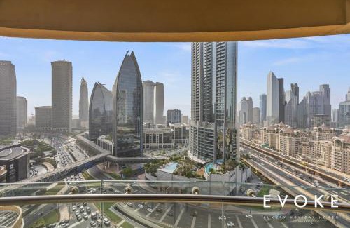 Downtown Dubai Apartment | Kempinski Luxe Studio Burj Khalifa View by Evoke