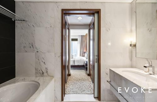 Downtown Dubai Apartment | Kempinski Luxe Studio Burj Khalifa View by Evoke