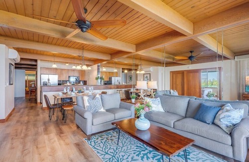 Kahana Condo | KHO 3A2 Updated OceanFront 3BD wPool AC Ocean View