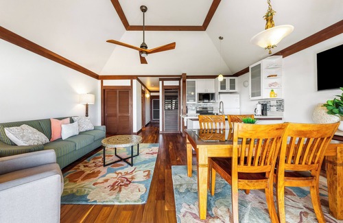 Poipu Condo | Kiahuna Plantation Ocean View with AC, REMODELED, 1 Bedroom, Sleeps 4