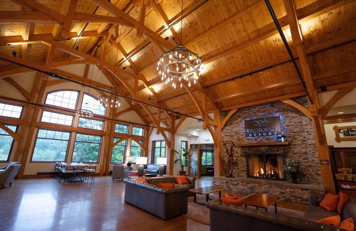 Roanoke Cabin | King ADA Room + Tub | Park & Lake Access