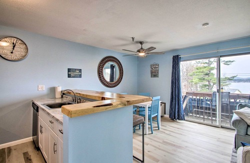 Laconia Condo | King Bed, Sleeps 6, Lake Winni Views & Pool