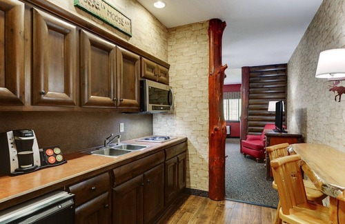 Columbia Hotel | Kitchen & Closet! Expanded Queen, Stoney Creek Columbia | 3 Units