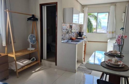 Vila Regina Apartment | kitnet 201 central com ar condicionado e tv smart