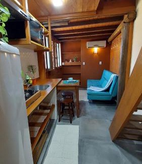 Campeche Leste House | Kitnet Pi · Tiny House Completa | 2min. a pé da praia| Ar Cond
