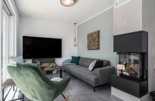 Am Salzhaff House | Kleine Binsenjungfer - Ferienhaus mit Sauna und Kamin für 6 Personen