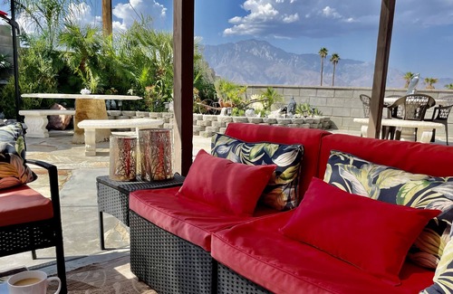 Desert Hot Springs House | Koi Springs - Amazing Views, Private heated Mineral salt water Pool/Spa