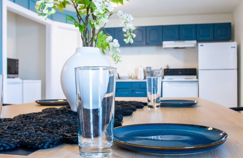 Lawrence Apartment | [L] Blue Loft- 4 Min from KU/Mass/Very Private!