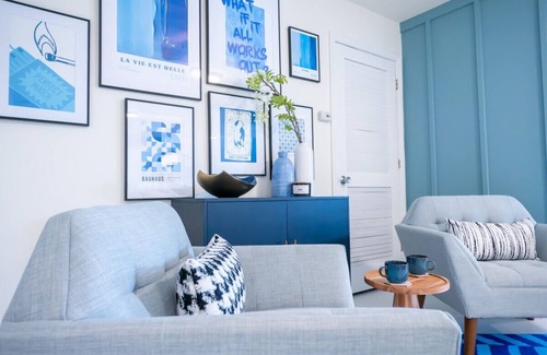 Lawrence Apartment | [L] Blue Loft- 4 Min from KU/Mass/Very Private!