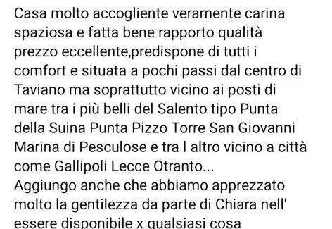Taviano Apartment | La casa di Chiara