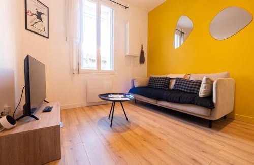 Gares Apartment | La coquille - terrasse et climatisation en centre ville - gare Saint Roch