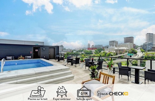 Saint-Roch Condo | La Montmorency | Parking | BBQ and pool | AC