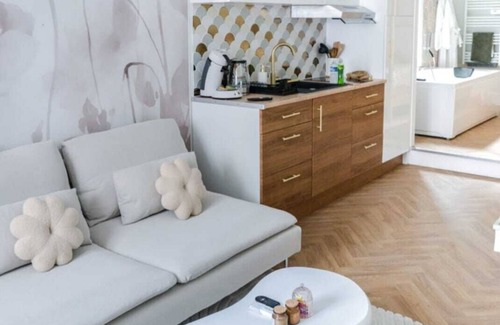 Bergerac Apartment | La Parenthèse Fleurie – Suite with spa and projector screen in Bergerac
