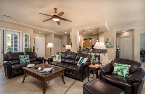 La Quinta House | La Quinta- 3 Bd/3 Bath w/Pool, Spa, BBQ, Cabana, Fire Pit-Quiet