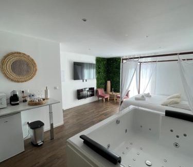 Saint-Jacques - Saint-Roch Apartment | La Suite Bali Jacuzzi,Sauna,Netflix,Disney
