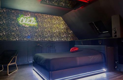 Wiwersheim Apartment | La Suite Oh la la - Duplex Jungle & Jacuzzi Privé
