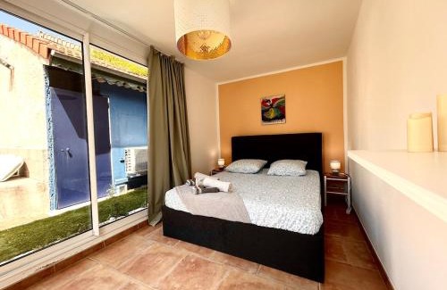 Cadereau Apartment | La Villa D'azur-clim-jardin