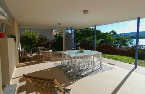 Bilieu Apartment | LAC CASA 60' Sixties-style flat with terrace overlooking the lake 300 m