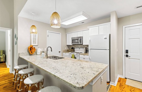 Isle of Palms Villa | Lagoon Villa 34 - Top Floor Serenity! Near Ocean!