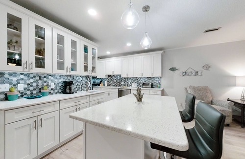 Fernandina Beach House | Lagoon Villa Home w/Private Patio, Serene Views, Great Location, & A/C - Dog OK