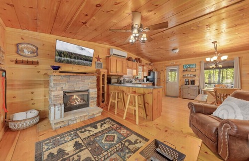 Blue Ridge Cabin | Lake Access/Dock/Hot Tub/Fire Pit/Pet-Friendly