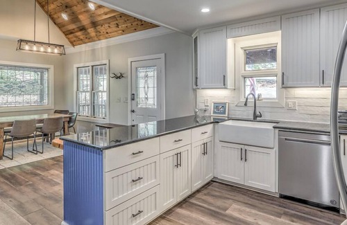 Morganton Cabin | Lake Cove Oasis - Waterfront on Lake Blue Ridge | Private Yard and Dock | Pet Friendly