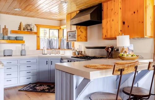 Bass Lake House | Lake Front Home in Bass Lake - Hot Tub, Private Marina and Dock, Fire Pit