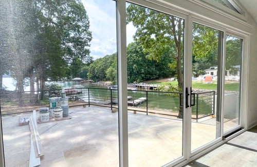Mayhew Cottage | Lake Norman Cottage with stunning views of the sunset in a quiet cove