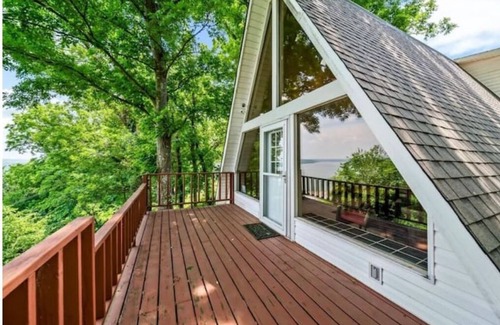 Mayes County Cabin | Lake View A-Frame Escape