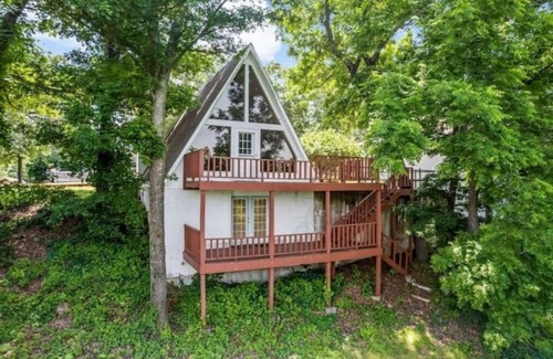 Mayes County Cabin | Lake View A-Frame Escape