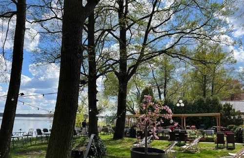 Mellensee Apartment | Lake view apartment direct water access Restaurant am Wildpark